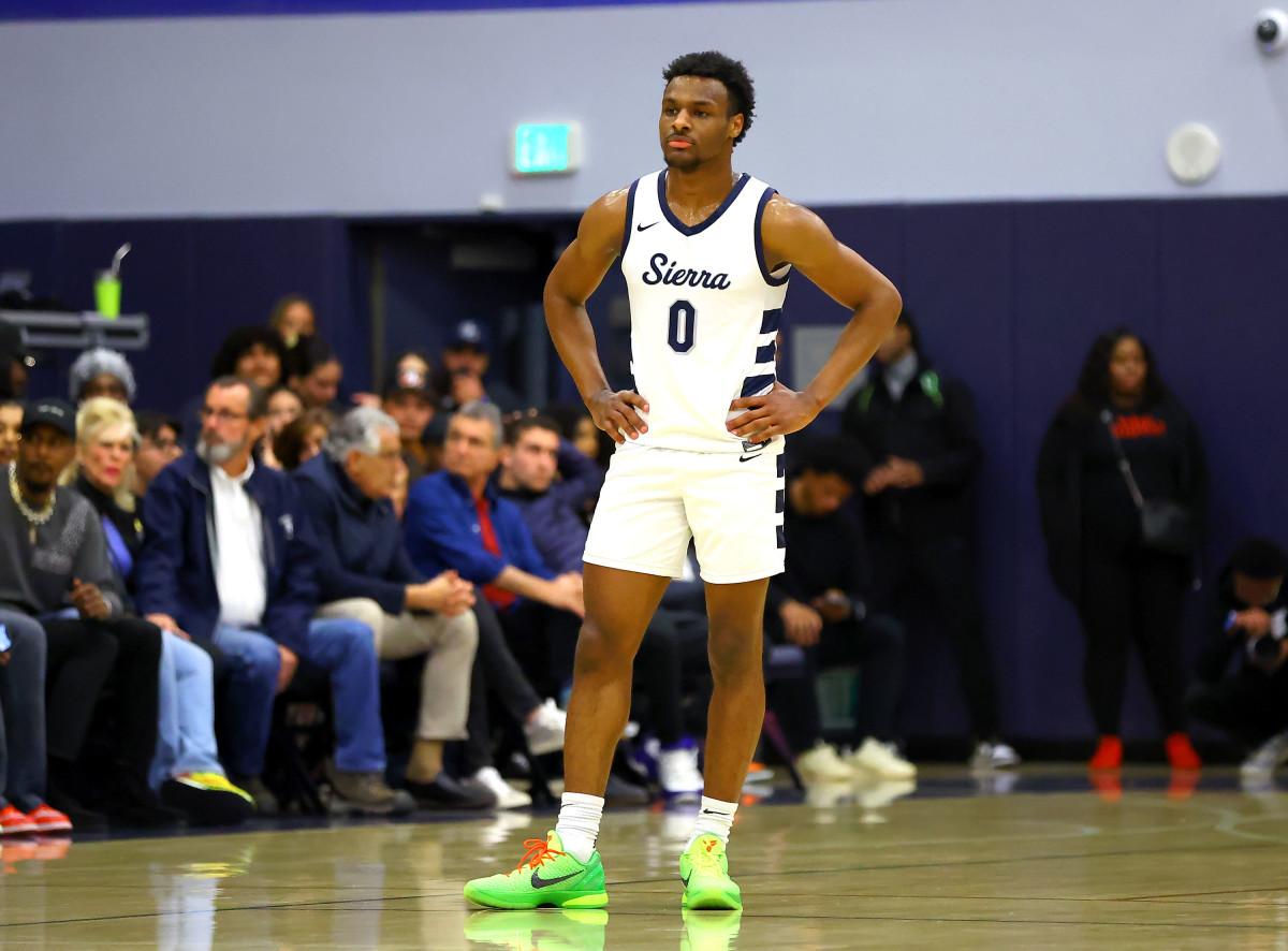 Sierra Canyon Bronny James LeBron James 61, Etiwanda 55 SC QF playoffs boys basketball by Nick Koza 3-2-23030220232772